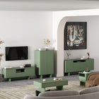 Manhattan Comfort - Ensemble de 2 tables de chevet modernes Ella 100 cm - Vert sauge-10