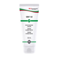 Crème hydratante pour la peau SBS 40 - tube de 100 ml - 12/boîte-Secteur industriel, milieu de la santé, bureaux et toilettes publiques.