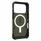 UAG - Étui Robuste Pathfinder MagSafe pour iPhone 17 Pro - Olive-Module MagSafe intégré