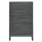 Modway - Render 5 tiroirs Coffre commode, Charbon de bois-Pieds en bois effilés