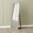 HOMCOM - Miroir pleine longueur - 20,1 po l x 57,9 po H - gris-Finition couleur unie qui s’intègre facilement dans votre chambre, salon ou couloir 