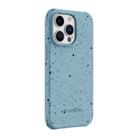 Mellow - etui bio compostable pour Apple iPhone 13 Pro, bleu fiji-Un visuel unique - Vous ne trouverez pas deux etuis pareils.