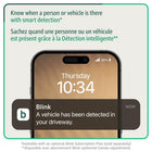 Blink - Système de sécurité intelligent sans fil Outdoor 2K+ 2 caméras - Noir-Zoom x4 — Gros planz quand vous le souhaitez. Zoomez jusqu'à x4 pour vérifier les détails de livraison de vos colis, voir clairement vos visiteurs ou identifier les véhicules dans votre allée sans perdre d'informations visuelles importantes