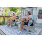 Suncast - Chaise berçante avec rangement - Gris colombe-Construction durable à parois multiples pour plus de solidité et de stabilité.