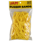 JAM Paper - Élastiques durables - taille 64 - jaunes - multi-usages - Paquet de 100-Couleur : Jaune | Élastiques colourés