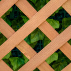 Outsunny - jardinière surélevée avec treillis pour plantes grimpantes - 28 po L x 11 po l x 46 po H -Recouvert de peinture à base d'eau, peinture de qualité extérieure

