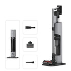 Tineco - Aspirateur à balai sans fil GO Station avec station de recharge et vidage automatique-Station de vidange, de stockage et de chargement automatique : Dites adieu aux vidanges fréquentes avec notre station intelligente qui conserve les débris jusqu'à 45 jours et se vide automatiquement en se chargeant. 