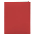 Staples - Portefeuille à 2 poches - Lot de 25 - Rouge-Comprend deux poches découpées horizontales pour contenir une carte de visite sur la poche intérieure avant
