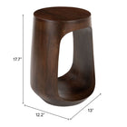 Zuo - Okno Table d’appoint - Noyer-Garantie limitée de 3 ans