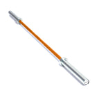 MotionGrey - Barre olympique - Barre d’haltérophilie pour l’entraînement de force, squats, soulevés de terre et développés - Orange-Fabriqué en acier solide pour supporter des entraînements intensifs comme les squats, soulevés de terre et développés