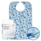 BIOS Living - Protège de vêtement - Floral bleu-Dimensions : 30 po x 17 po / 76 cm x 43 cm