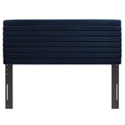 Modway - Tranquil Chenal Touffé Tête de lit King/King de Californie, Bleu Minuit-Rembourrage en mousse dense