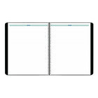 Blueline - 2026 Agenda mensuel Essential 16 mois - 11" x 9-1/16" - Noir - Bilingue-Calendriers de référence du mois précédent et du mois suivant sur chaque double page