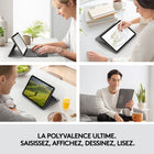 Logitech - Étui clavier Folio Touch pour iPad Air 11" (M2) / (M3) / (M4)et iPad Air (4e et 5e génération) - Graphite-Quatre modes d’utilisation: saisissez, dessinez, affichez et lisez: choisissez parmi ces quatre modes polyvalents pour vos tâches sur iPad Air