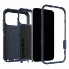 OtterBox - Étui Defender Pro MagSafe avec Contrôle de la Caméra pour iPhone 17 Pro Max - Bleu Riverside-DROP+ | 7 fois plus de chutes que la norme militaire (MIL-STD-810G 516.6)