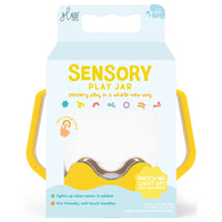 Glo Pals - Pots sensoriels - Abeille - Jaune-Le bocal activé par l'eau passe par 9 couleurs apaisantes