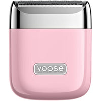 Yoose - Rasoir électrique portable rotatif Nano - Rose-Conception compacte et portative : Format de poche et léger, il se glisse facilement dans un sac à main ou un sac de voyage pour une utilisation n'importe où