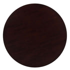 Modway - Vision Rond de 45 po Table à manger, Cappuccino-Nombre de sièges jusqu’à 4