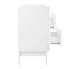 Modway - Render 48" Armoire de lavabo compatible avec un seul lavabo (non inclus) - Blanc-8