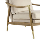 Modway - Langford Performance Velvet Fauteuil d’accent - Noyer d’amande-8