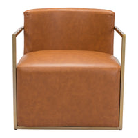 Zuo - Xander Fauteuil d’appoint - Brun-Confort moelleux et matériaux durables