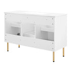 Modway - Chaucer 48" Vanité de salle de bain à un seul lavabo - Blanc blanc-8