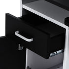 HOMCOM - Bureau d'ordinateur avec plateau pour clavier et support pour unité centrale - 39,4 po L x 20,5 po l x 29,5 po H - noir-Les pieds antidérapants assurent une bonne stabilité