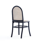 Manhattan Comfort - Paragon 1.0 Lot de 2 chaises de salle à manger style industriel chic, rembourrées, 44,5 cm, noir et gris-18,9 po L x 22 po l x 35,43 po H