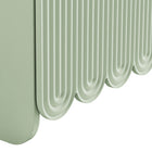Modway - Dahlia Cannelées et festonnées Armoire de rangement de buffet - Sage-8