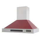 KUCHT KRH3615-R 36 po Hotte murale professionnelle - 900 CFM - Acier inoxydable/Rouge-Hotte Pro‑Style de haute qualité en acier inoxydable 304, épaisseur 1,0 mm, qui rehaussera l’apparence de votre cuisine gastronomique