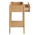 Modway - Zaire 36" Armoire de toilette de salle de bain (lavabo non inclus) - Naturel-Assemblée requise