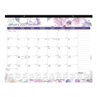 Blueline - 2027 Calendrier sous-main mensuel Passion - 22 po x 17 po - bilingue-12 mois, de janvier à décembre