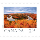 Canada Post - Affranchissement surdimensionné au Canada - Paquet de 6-Type de gomme : sensible à la pression