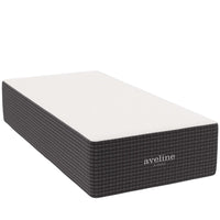 Modway - Aveline 16 po Mousse à mémoire de forme Matelas simple-Mousse à mémoire de forme infusée au gel rafraîchissant de 6 po