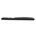 Adesso - EasyTouch 1500 Clavier mécanique ergonomique RVB – 104 touches, Cherry MX Red, filaire/sans fil/Bluetooth, VIA/QMK, touche Copilot-Interrupteurs mécaniques rouges Cherry silencieux : des frappes douces et réactives, idéales pour une utilisation au bureau comme à la maison