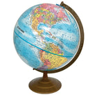 Replogle - Globe terrestre de bureau bleu océan Globemaster 30,5 cm avec métal et demi-méridien - Anglais-Cartographie à jour