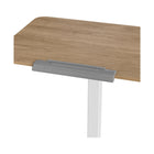 Seville Classics - 25,6 po W Chariot de bureau mobile inclinable à vérin pneumatique - Bois naturel-Dispose de quatre roues pivotantes de 3,8 cm dont deux verrouillables
