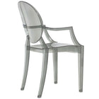 Modway - Casper Fauteuils de salle à manger Ensemble de 2 - Smoke-Capacité de poids des chaises : 331 livres
