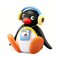 MarTUBE - Haut-parleur Bluetooth Cartoon de Pingu avec tête tremblante, bleu/blanc-Connexion sans fil Bluetooth 5.3 jusqu’à 10 m