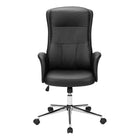Monarch Specialties - 7323 Chaise de Bureau Ergonomique Aspect Cuir - Noir-Conçue sur mesure pour les professionnels, cette chaise de bureau pivotante ergonomique est équipée d'options de réglage en hauteur et d'accoudoirs rembourrés et capitonnés, offrant un soutien optimal et un confort personnalisé