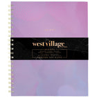 Mead - West Village Agenda hebdomadaire/mensuel non daté - 12 mois - 11 po H x 9 po l - grand-Un mois sur deux pages comprenant des blocs quotidiens non lignés, une section de tâches lignée, un « conseil de simplicité » pour vous aider à planifier et des onglets pour une navigation facile