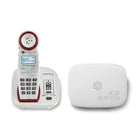 Ooma - Forfait téléphonique pour seniors avec service de conciergerie et téléphone sans fil Clarity Amplified - Blanc-Ne manquez plus jamais un appel important grâce à une sonnerie visuelle, un volume de sonnerie réglable et un volume du haut-parleur ajustable pour les personnes malentendantes