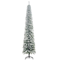 HOMCOM - Arbre de Noël artificiel 9' avec branches réalistes - Vert-Des pointes abondantes qui donnent un aspect sain et naturel 