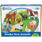Learning Resources - Jumbo Farm Animals-Groupe d’âge et niveau : Enfants de 2 à 6 ans, de la prématernelle à la 1re année