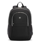 Swiss Gear - Sac à dos pour ordinateur portable - Noir-Poche pour ordinateur portable rembourrée et doublée de feutre, compatible avec les portables jusqu'à 16 po (40,6 cm)