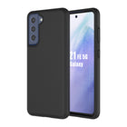 AXS - PROTech coque anti-choc avec bordures surelevees et une durabilite militaire pour Samsung Galaxy S21 FE 5G, Noir-Resistant aux chocs