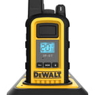 Dewalt - Radios Heavy Duty 12 DXFRS800 avec 2X chargeurs à 6 ports-Utilisation continue de 18 heures (90 % en veille / 5 % en conversation / 5 % en écoute)