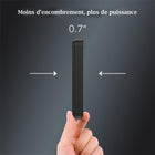 MyBat - Batterie externe Pro 10 000 mAh - Drapeau France-Fixation magnétique sécurisée pour smartphones compatibles