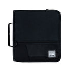 Hilroy - Classeur utilitaire à fermeture à trois anneaux éclair de 2 po, noir/gris-Capacité de 2 po pouvant contenir des feuilles mobiles de format lettre standard