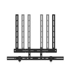 Kanto - Support universel pour barre sonore - Montage murale et au tél - Noir-Coussinets 3M™ Dual-Lock™ inclus pour les barres sonores sans trous de fixation